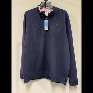Puma Navy Quilted Sweatshirt